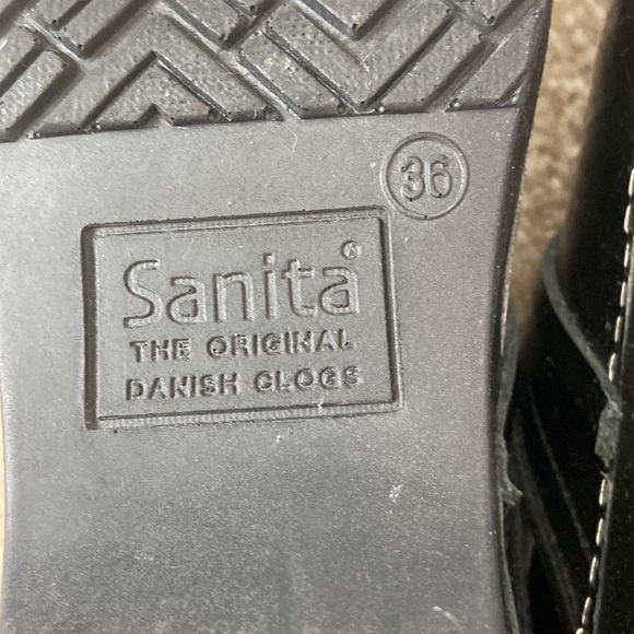 Black Sanita Clogs - Picture 4 of 4
